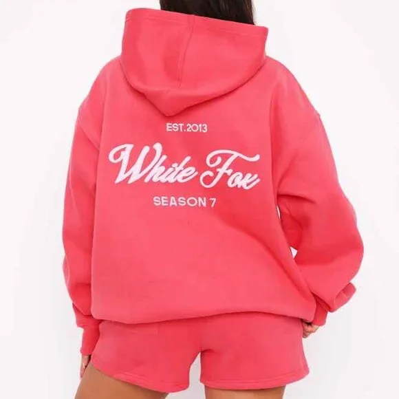 MINT White Fox Boutique Season 7 Oversized Hoodie Sorbet Size M/L - Picture 1 of 7